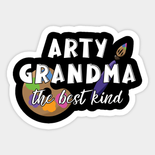 Arty Grandma Sticker